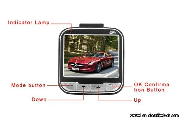 Car DVR Dash Camera High Definition Novatek G55 1080P Full HD LC
