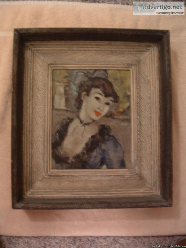 Original Signed painting by " ANDRE PICOT "