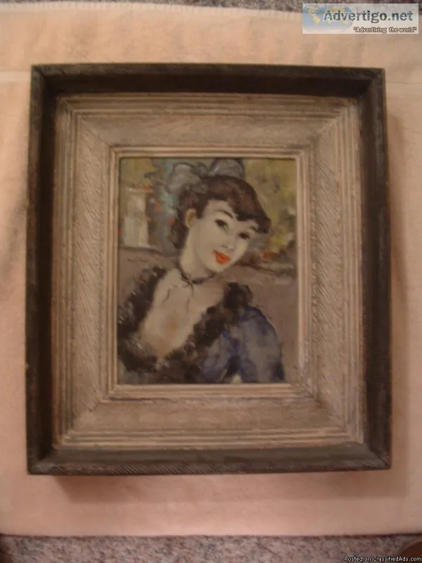Original Signed painting by &quot ANDRE PICOT &quot