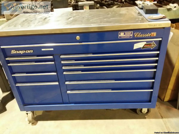snap on tool box and tools