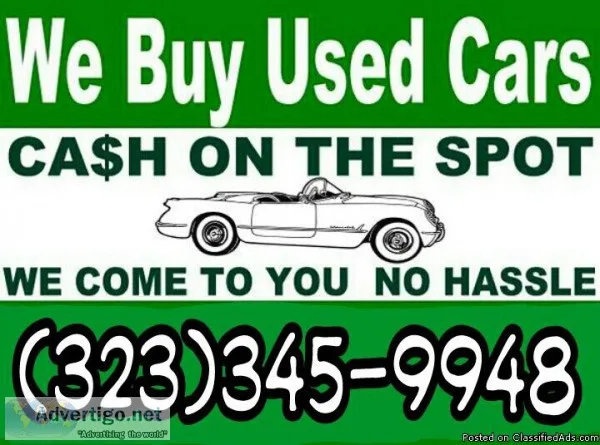 CASH FOR JUNK CARS (323)345-9948