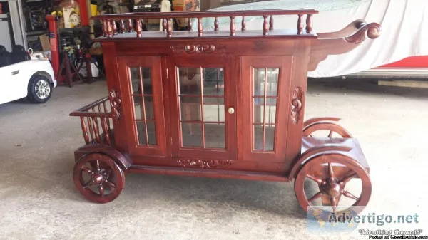 Antique  Stage coach  bar server
