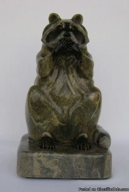 &quotWasn t Me&quot Stone Sculpture by Gerald J Sandau