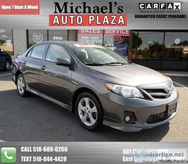 2011 TOYOTA COROLLA S WE FINANCE TRADES WELCOME WE SERVICE WHAT 