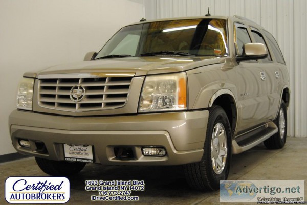 2003 Cadillac Escalade AWD 3rd Row Seating Great Financing Optio