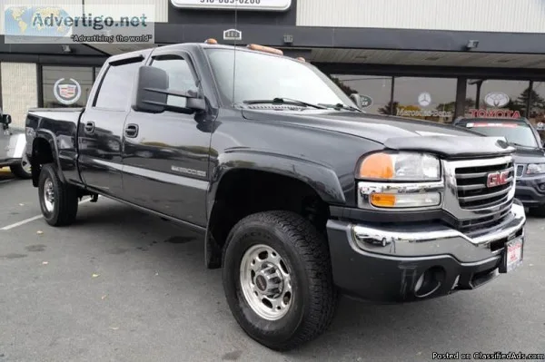 2005 GMC Sierra Crew Cab 2500 HD 4X4 WE FINANCE -6-foot Bed 9549