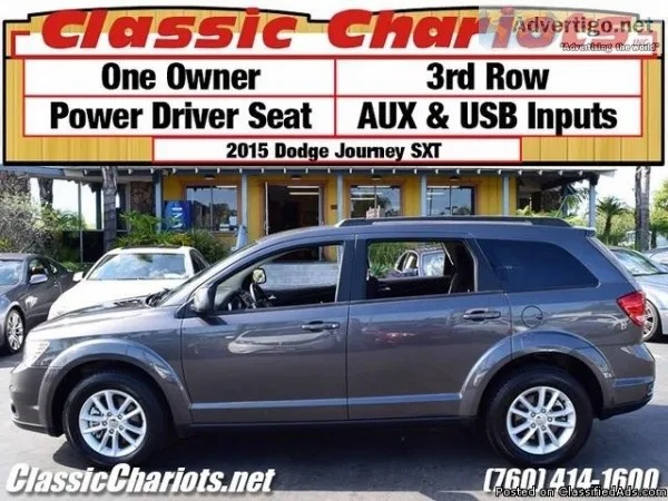Used SUV Near Me &ndash 2015 Dodge Journey SXT with 3rd Row Powe