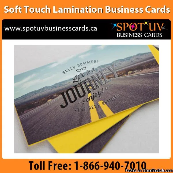 High Quality Silk laminated Lamination business card