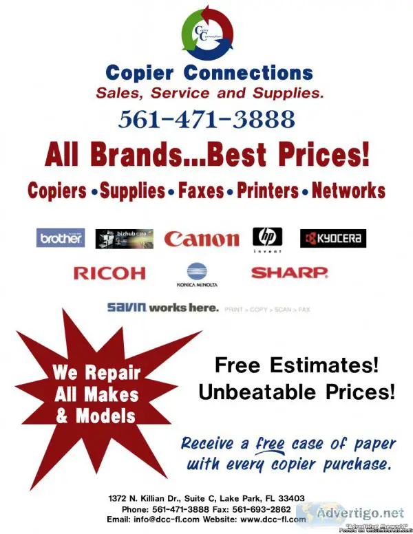 Copier Repair and Sales