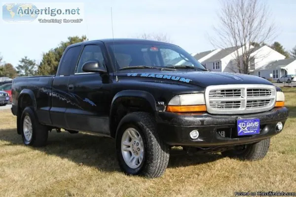 2000 DODGE DAKOTA SPORT PLUS 4X4 V8 AUTOMATIC We Finance 9168