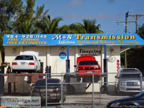 MandS Transmission 3 Years Warranty