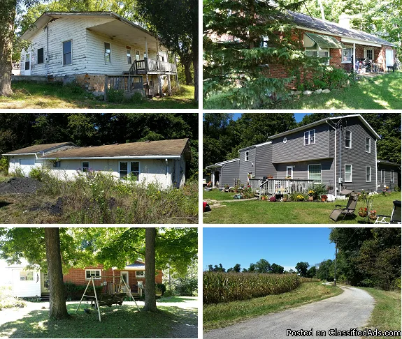 Ross Real Estate Auction  85 Acres  5 Homes