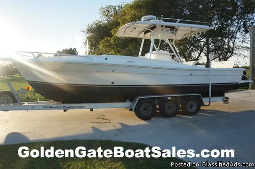 2000 29  STRIKE 29 Custom Cuddy CCC with 2012 Trailer