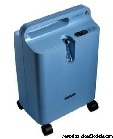 RESPIRONICS EVERFLO OXYGEN CONCENTRATOR LIKE NEW W VERY LOW HOUR