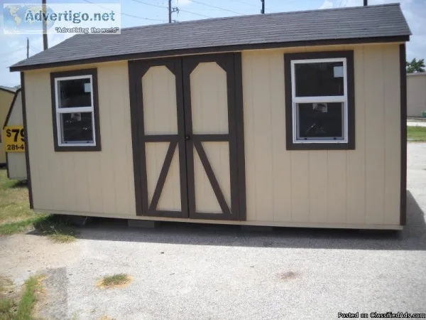 STORAGE BUILDINGS ... BUILT ON SITE