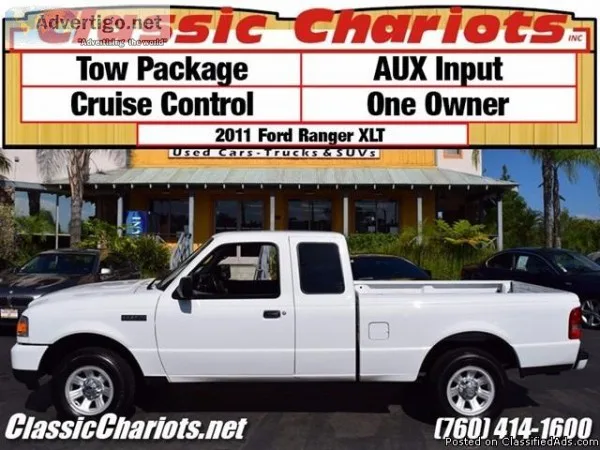 Used Truck Near Me &ndash 2011 Ford Ranger XLT with Tow Package 