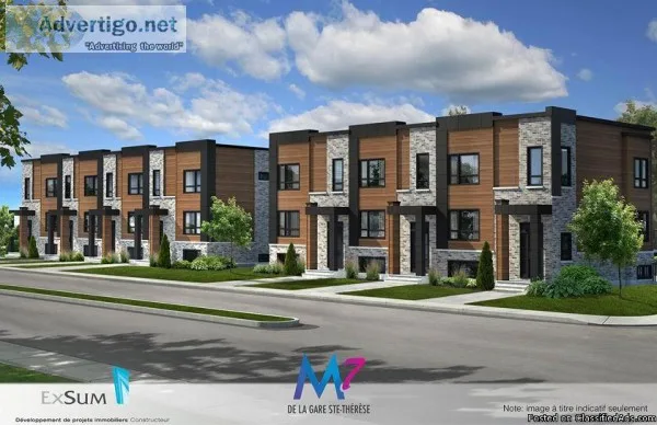 New townhouse project Sainte-Therese