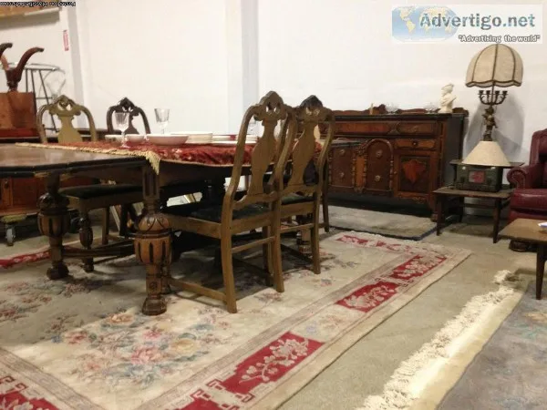 Large Dining Room Suite - Antique