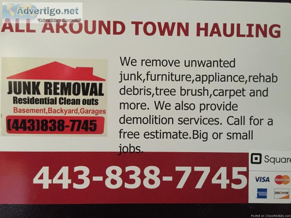 We remove old unwanted furniture and junk