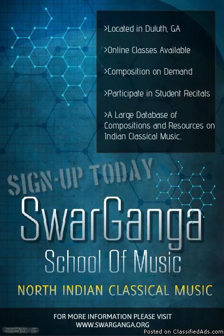 The SwarGanga School Of Music (North Indian Classical Music)