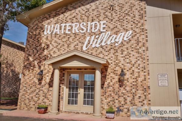 Now leasing 1 and 2 bedroom apartments at Waterside Village