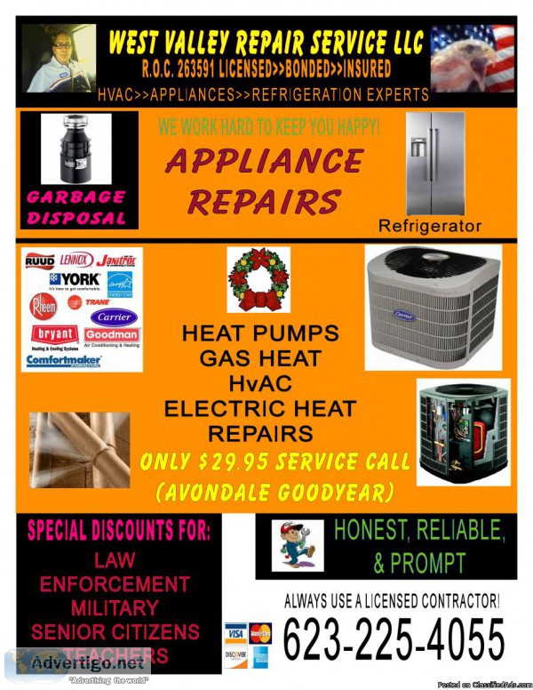  Heating Repair Service  ELECTRIC HEATGAS HEAT