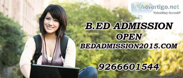 B.Ed Admission 2015-17
