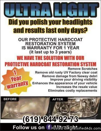 HEAD LIGHTS RESTORATION