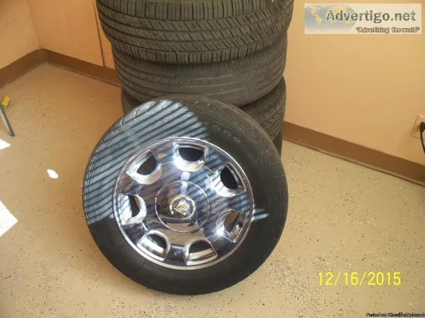 16 &quot All Chrome Cadillac Rims and Caps