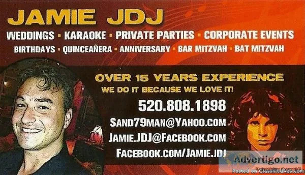 Experienced DJ for Weddings Private Parties and Any Event Big Or