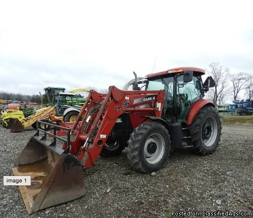 CASE MX4125 TRACTOR WITH LX56 LOADER ATTACHMENT