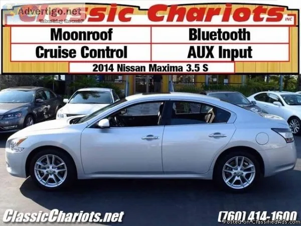 Used Cars Near Me &ndash 2014 Nissan Maxima 3.5 S with Moonroof 