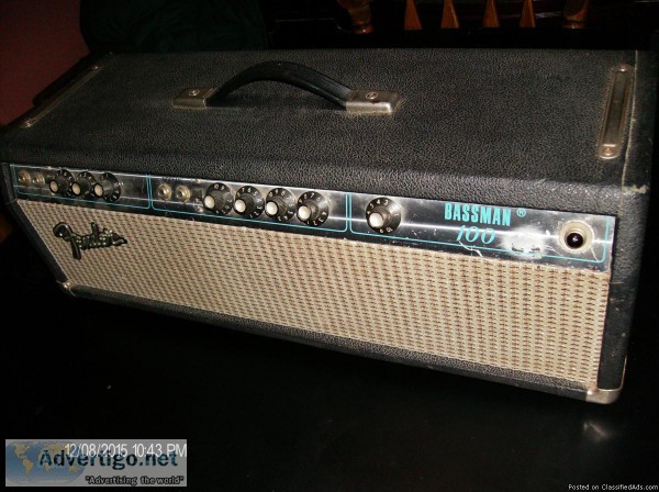 Fender bassman 100 vintage tube amp