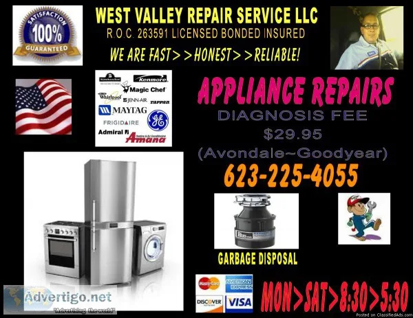 GE  MAYTAG &gt Refrigerator repair service is just a Call Away d