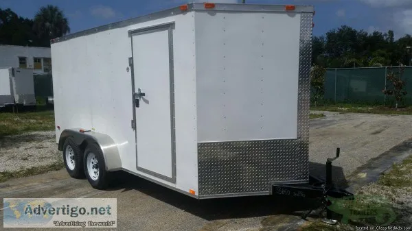 Trike Trailer 7ft by 14ft with 32 inch RV Side Door and Addition
