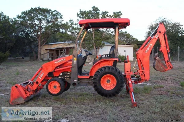 07 Kubota B26 4wd Hst Loader Backhoe 2600