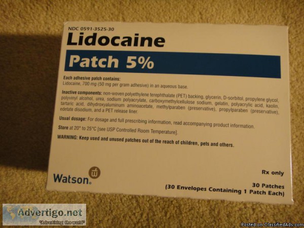 LIDOCAIN 5% 30-PATCH BOX 