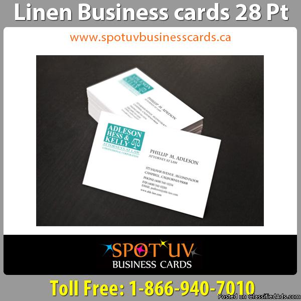 New Best Linen Business Cards today Call 905-761-7010