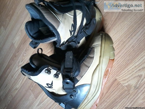 K2 Clicker snowboard boots w7