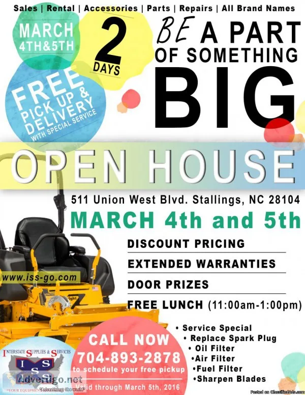 OPEN HOUSE 2016 - Interstate Supplies and Services