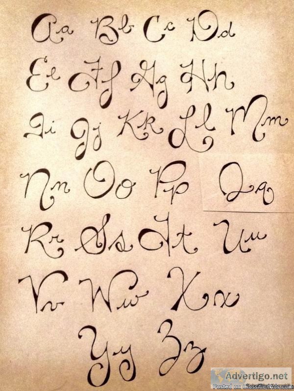 Calligrapher For Hire