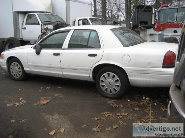 2008 crown vic police car