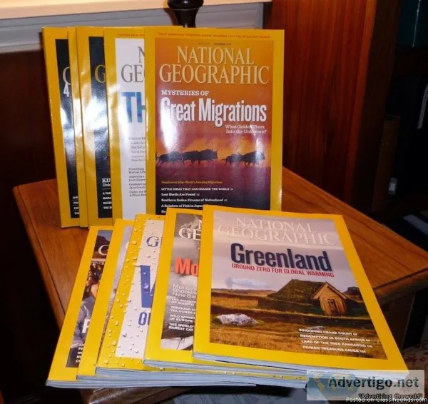National Geographic Magazines