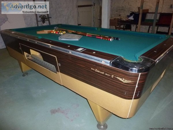 Very cool 8 foot slate pool table from 1961 - Eldorado Mark IV