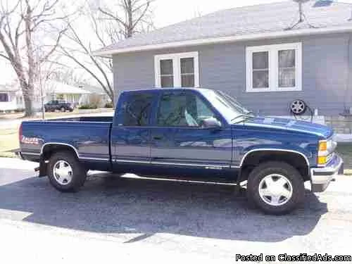 1996 GMC 1500 EXT CAB 4 BY 4 Z71AUTOMATICLOADED LIKE NEW-MUST SE