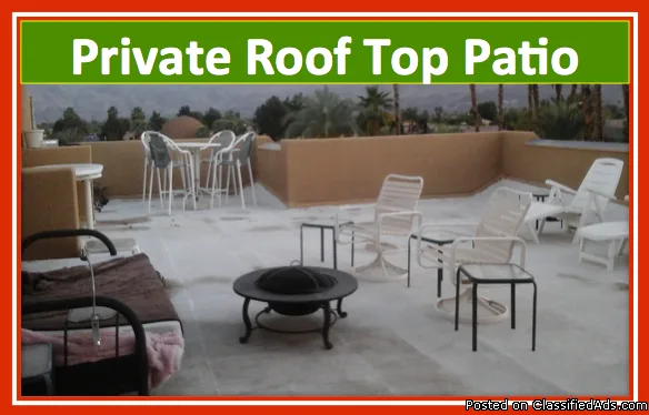 Condo with Private Roof Top Patio for Sale in Cathedral City CA