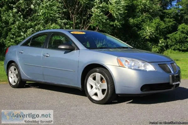 2007 Pontiac G6 4dr Sedan (1857)