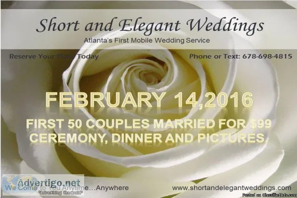 Valentine Wedding Event