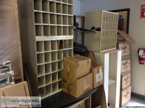 Complete &quotUPS Store" (deconstructed store in storage)