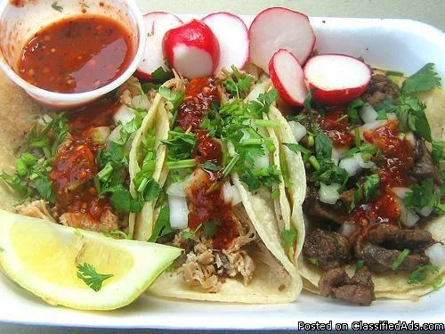 Taco cart cattering